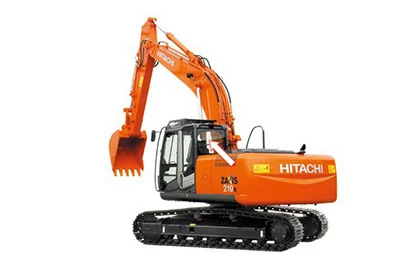 Экскаватор гусеничный (колесный) Hitachi Zaxis 180 3G-5G/200 3G-5G/210 3G-5G/240 3G-5G/250 3G-5G/270 3G-5G/280 3G-5G/300 3G-5G/350 3G-5G/400 3G-5G/470 3G-5G 2011 - Cтекло заднее  (закаленное)