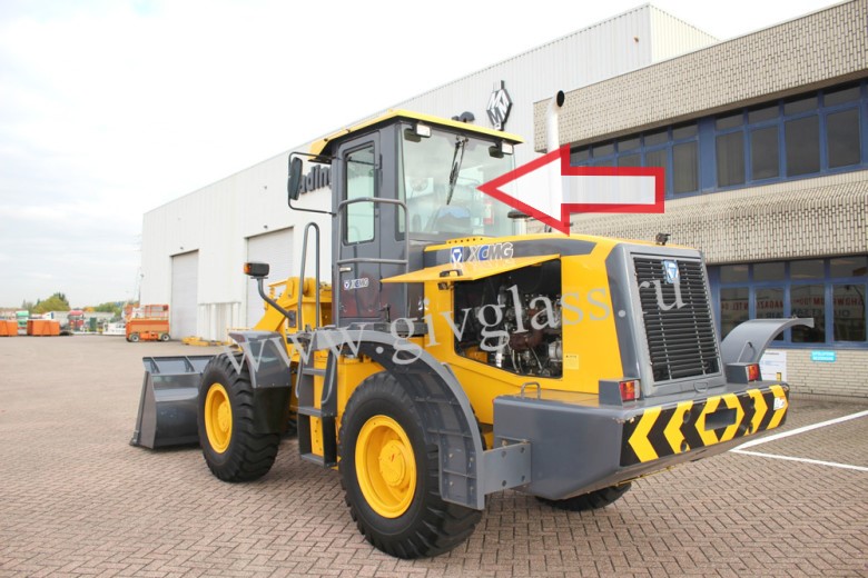 Фронтальный погрузчик Xcmg ZL30G - Стекло заднее (закаленное)