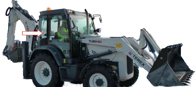 Экскаватор-погрузчик Terex 840/TLB 840 890/TLB 890 - Стекло кузовное заднее правое (закалённое).
Номер в каталоге TEREX T100028 / T123603