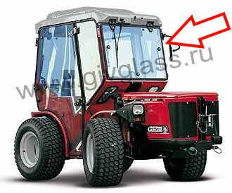 Трактор Antonio Carraro TTR 4400 HST - Стекло лобовое левое  (закаленное)

​