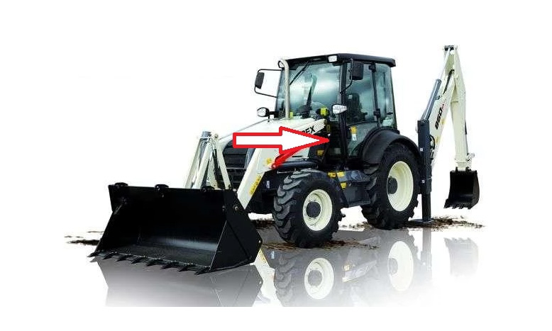 Экскаватор-погрузчик Terex 820/860 - Стекло лобовое нижнее левое (закалённое).
Номер в каталоге TEREX 6099902M1