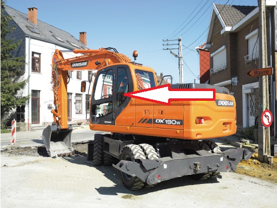 Стекло кузовное заднее левое для экскаватора DOOSAN DX 140 LC |DOOSAN DX 180 LC|DOOSANDX 225 LCA|DOOSANDX 225 NLCA|DOOSAN DX260 LCA|DOOSAN DX 300 LCA|DOOSAN DX 300 LCA SLR|DOOSAN DX 340 LCA|DOOSANDX 420 LC|DOOSAN DX 420 LCA|DOOSAN DX 480 LC|DOOSAN DX 520 LC|DOOSAN DX 140 W|DOOSAN DX 160 W|DOOSAN DX 190 W|DOOSAN DX 210 W| - Стекло кузовное заднее левое (закаленное) 