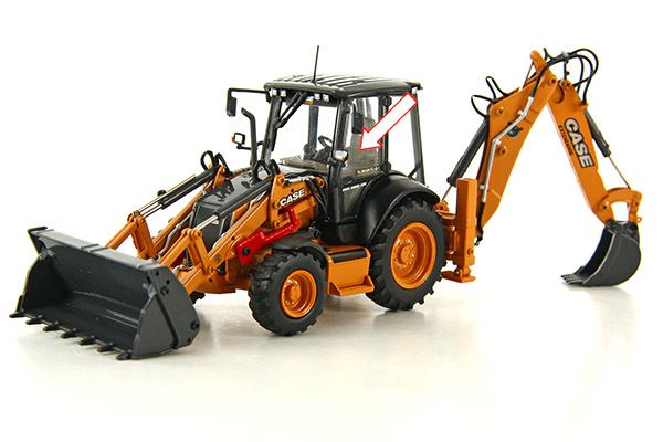 Экскаватор-погрузчик Case 580 R | Case 580 T | Case 580 SR | Case 695 SR - Стекло дверное верхнее левое с отверстиями (без выреза снизу) (закалённое).
Номер в каталоге 85801626