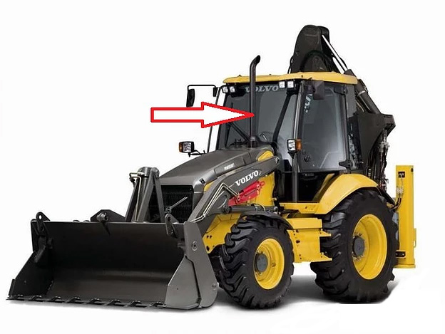 Экскаватор-погрузчик Volvo BL61/Volvo BL71 2009 - Стекло лобовое верхнее (триплекс)
Номер в каталоге VOE15053125