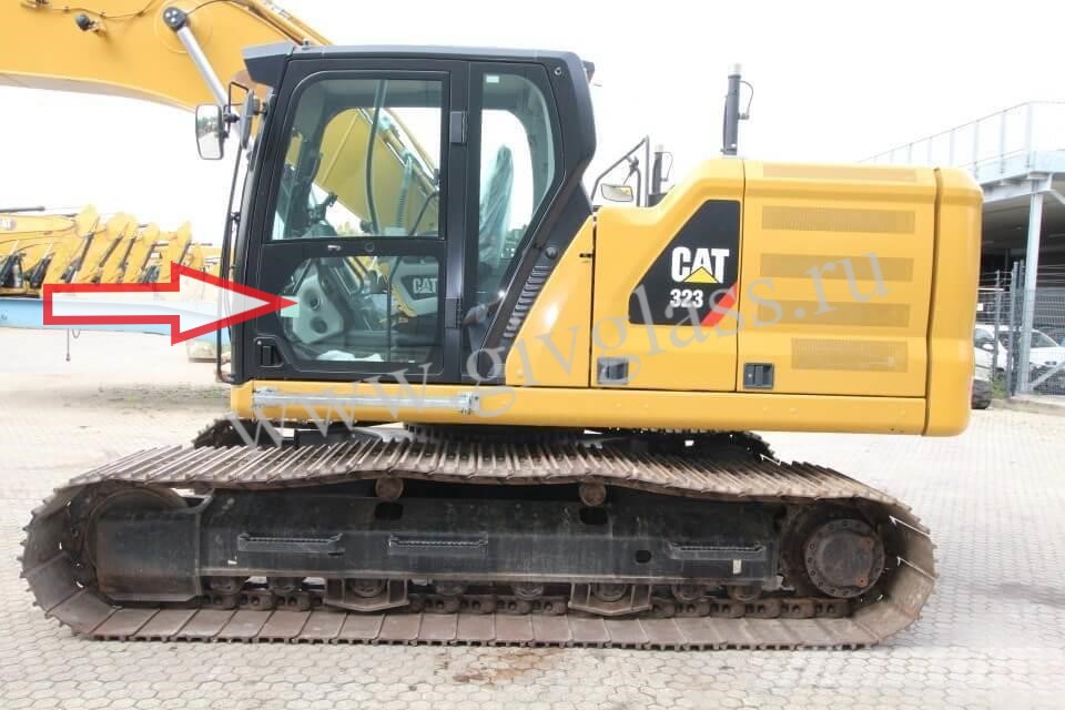 Экскаватор гусеничный Caterpillar 323 2018 года - Стекло дверное нижнее левое (закаленное)
Номер в каталоге 486-5461