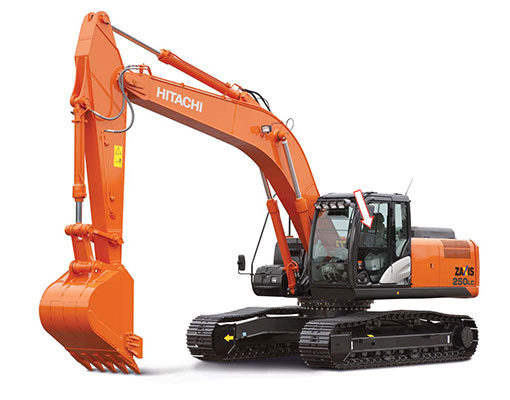 Экскаватор гусеничный (колесный) Hitachi Zaxis 180 3G-5G/200 3G-5G/210 3G-5G/240 3G-5G/250 3G-5G/270 3G-5G/280 3G-5G/300 3G-5G/350 3G-5G/400 3G-5G/470 3G-5G 2011 - Cтекло дверное левое верхнее (ближе к лобовому стеклу)