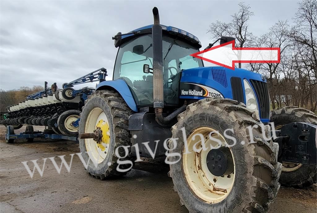 Трактор New Holland TG285 - Стекло лобовое 