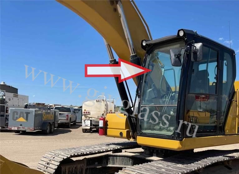 Экскаватор гусеничный Caterpillar 323 2018 года - Стекло лобовое верхнее (триплекс)
Номер в каталоге 486-5450
