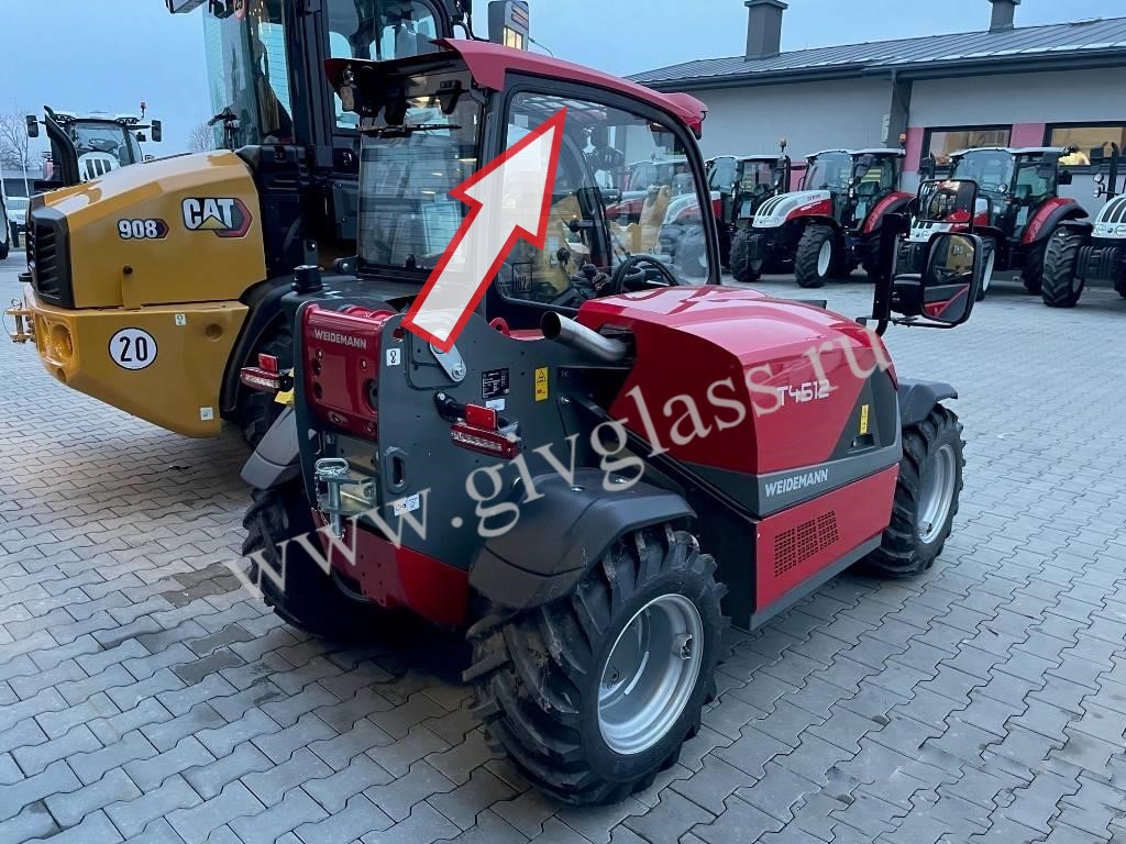 Телескопические погрузчики Weidemann T4512 - Стекло люка (закаленное)