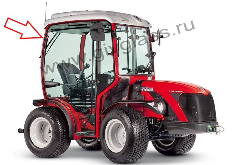 Трактор Antonio Carraro TTR 4400 HST II - Стекло заднее 