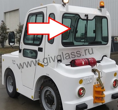 Багажный тягач TLD серии JST - Стекло заднее (триплекс),

размер 685*1245 мм