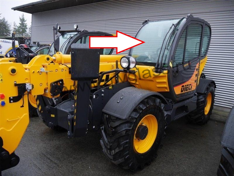 Телескопический погрузчик Dieci Icarus 40.14/ Dieci Icarus 40.17/ Dieci Agri Star 37.7 - Cтекло лобовое (триплекс)