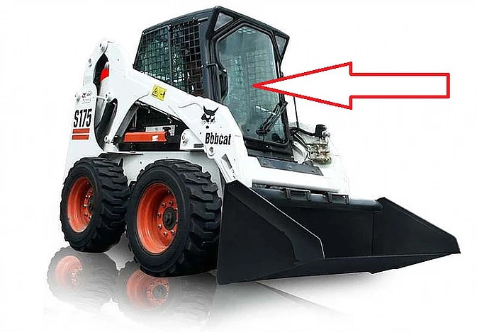 Мини-погрузчик BOBCAT S130/150/160/175/185/205/250/250/330  - Стекло лобовое без отверстий под дворник (триплекс).
Номер в каталоге 6729776