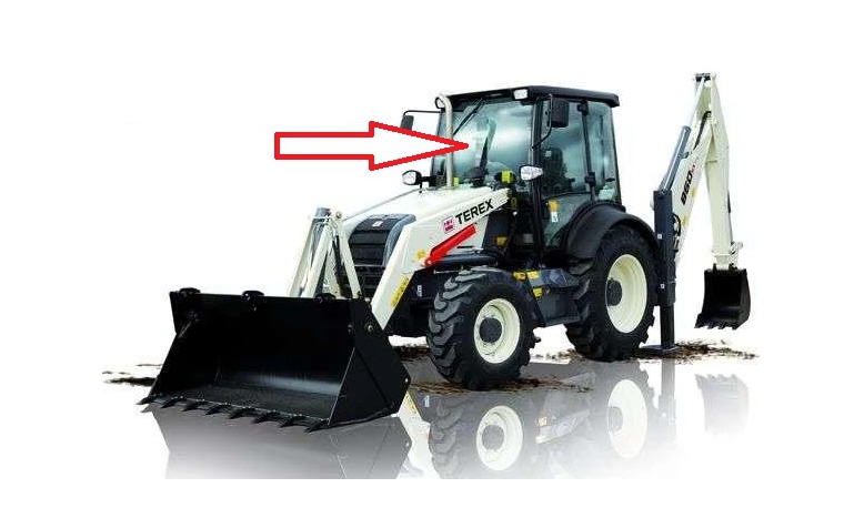 Экскаватор-погрузчик Terex 820/860 - Стекло лобовое верхнее (триплекс).
Номер в каталоге TEREX 6099916M1