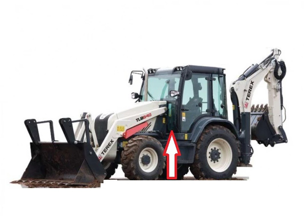 Экскаватор-погрузчик Terex 840/TLB 840 890/TLB 890 - Стекло лобовое нижнее левое (закалённое).
Номер в каталоге TEREX T100026