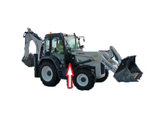 Экскаватор-погрузчик Terex 840/TLB 840 890/TLB 890 - Стекло лобовое нижнее правое (закалённое).
Номер в каталоге TEREX T100027
