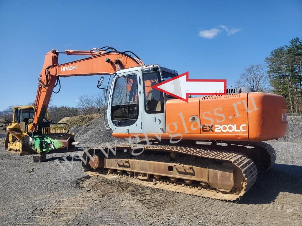 Экскаватор гусеничный Hitachi EX100/120/200/300 5 серии - Стекло кузовное левое (закаленное)
Номер в каталоге 4383431