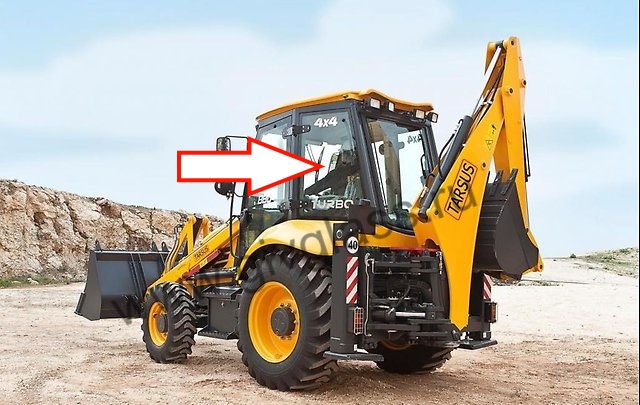 Экскаватор Elaz BL 880 / Tarsus 880 / Tarsus 880 plus - Стекло кузовное левое (закаленное), толщина 5 мм, размер 1077 мм * 794 мм, № 204970237, зеленое