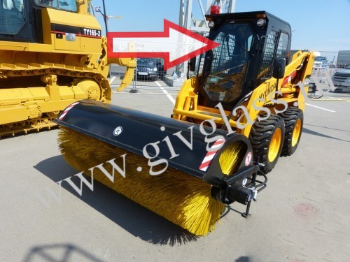 Hyundai HSL 650-7a/850-7a  - Стекло лобовое (триплекс)
Номер в каталоге 71S7-00360