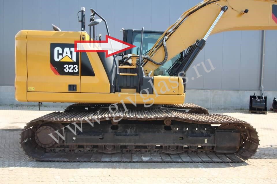 Экскаватор гусеничный Caterpillar 323 2018 года - Стекло правое возле стрелы (закаленное)
Номер в каталоге 486-5427