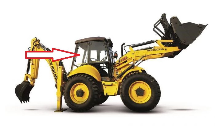 Экскаватор-погрузчик New Holland LB 115 |B 110B |B 100B |B 90B |B 115B - Стекло кузовное заднее правое с отверстиями (закалённое).
Номер в каталоге 85801628