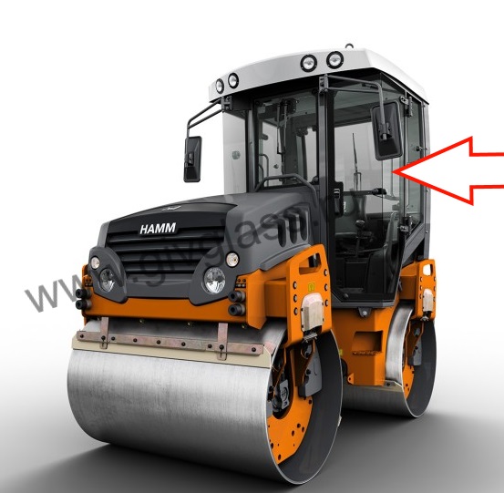 Каток HAMM HD-13 VT - Стекло дверное правое (закаленное),
Стекло дверное левое (закаленное), цена за шт.
​