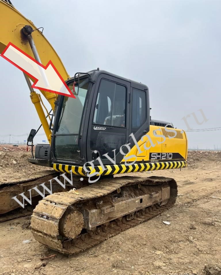 SUMITOMO SH 210-6 /SH300-6  - Стекло лобовое верхнее (закаленное)