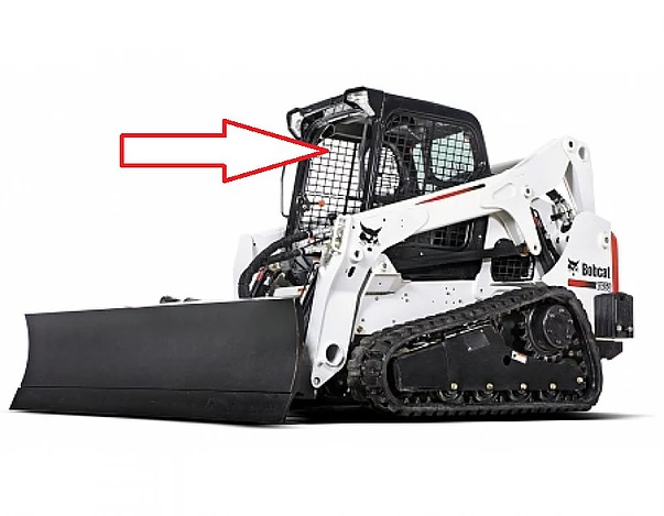 Мини-погрузчик BOBCAT T650/T650H/T770/S510/S530/S550/S570 S590/S630/A770/S630/S650/S750/S770/S850/T550/T590/T630/T750 - Стекло лобовое с шелкографией и отверстиями (закалённое).
Номер в каталоге 7120401