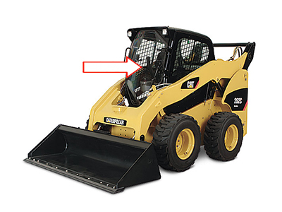 Мини-погрузчик Caterpillar 262C - Стекло лобовое